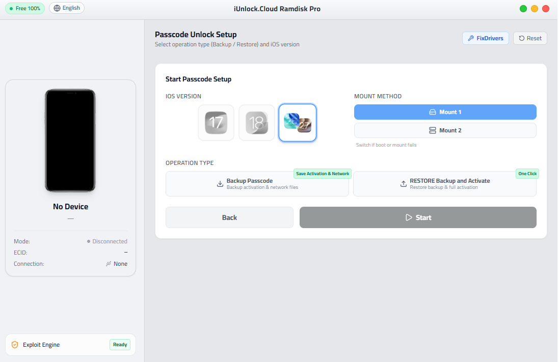 iUnlock.Cloud Ramdisk Pro Passcode Activation
